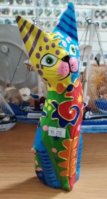 90-272-абстрактна котка 25см
